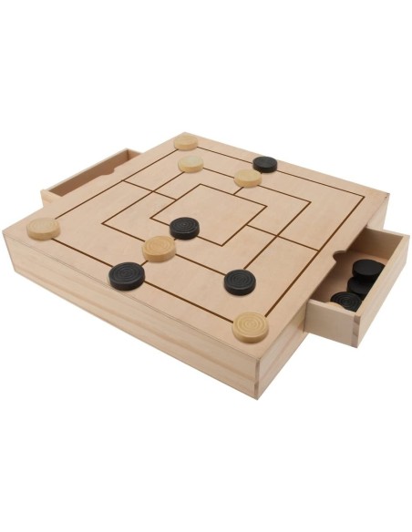 Chess checkers and wooden tria GRAGG-95001 Teorema | Futurartshop.com