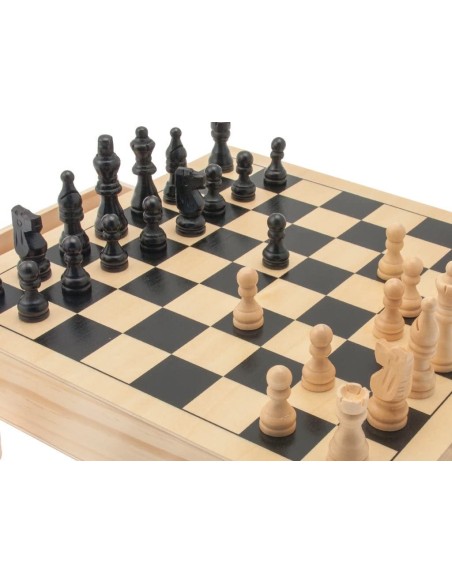 Chess checkers and wooden tria GRAGG-95001 Teorema | Futurartshop.com