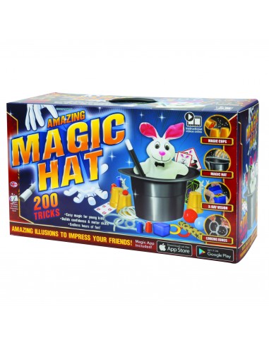 Increíble Sombrero mágico con 200 trucos de magia GIOPOS190123 Giochi Preziosi- Futurartshop.com