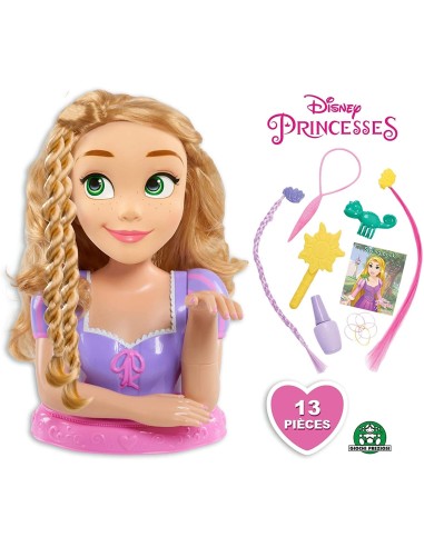 Disney Princess Deluxe Rapunzel styling head GRADND03000 Grandi giochi | Futurartshop.com