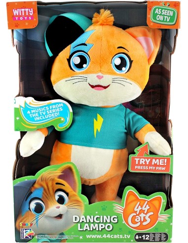 44 Gatti Peluche ballerino Lampo SIM76000170215 Simba Toys | Futurartshop.com