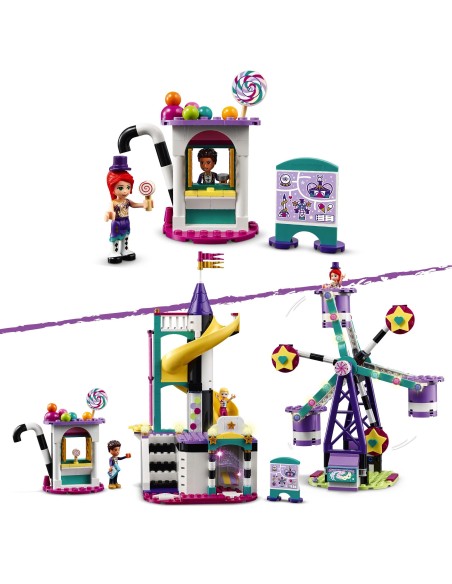 Lego Friends 41689-the Ferris wheel and the Magic Slide LEG6337943 Lego | Futurartshop.com