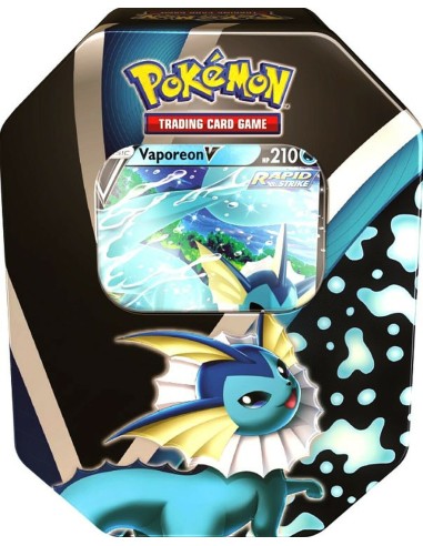 Collectible Pokemon Tin evolutions by Eevee Vaporeon-V GAMPKW2021-1 Futurart | Futurartshop.com