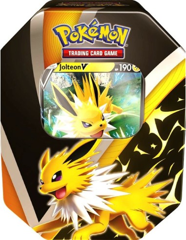 Collectible Pokemon Tin evolutions by Eevee Jolteon-V GAMPKW2021-3 Futurart | Futurartshop.com