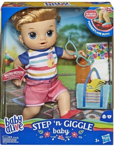 Baby Alive Step'n giggle baby biondo FICE5244 Hasbro | Futurartshop.com