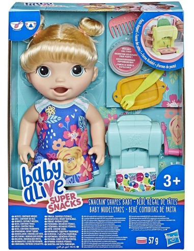 Baby Alive Super Snacks bambola bionda FICE3694 Hasbro | Futurartshop.com