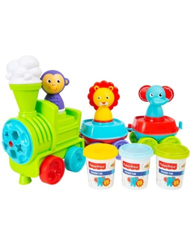 Fisher-Price Dough Treno con 3 personaggi FIC05646 Mattel | Futurartshop.com
