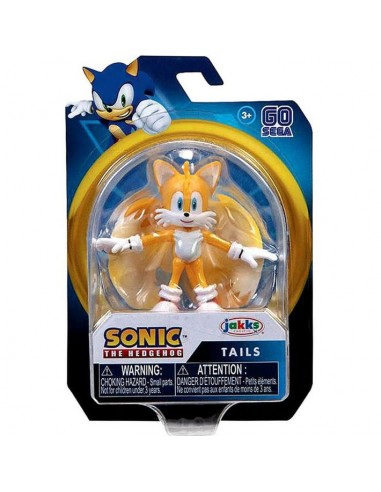 Sonic The Hedgehog - Personaggio Tails con braccia aperte JAK40688 Jakks Pacific-Futurartshop.com