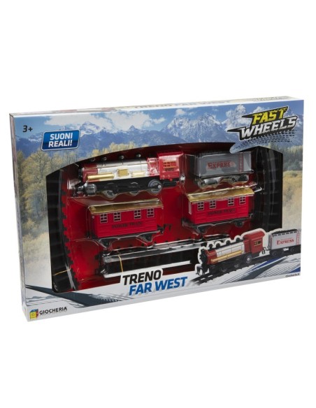 Fast Wheels-Wild West train with sounds GIOGGI190111 Giochi Preziosi | Futurartshop.com