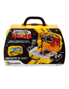 Disassembly and reassembly yellow tool case with 20 accessories GIOGGI190302 Giochi Preziosi | Futurartshop.com