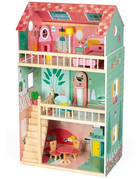 Casa delle Bambole in legno Happy Day JAN06580 Futurart | Futurartshop.com