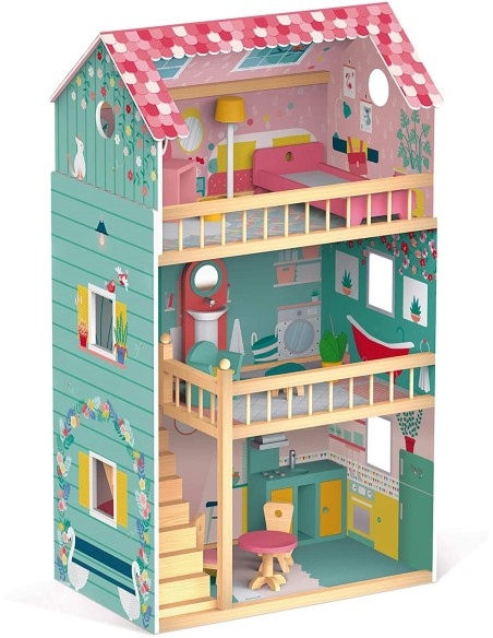 Casa delle Bambole in legno Happy Day JAN06580 Futurart | Futurartshop.com