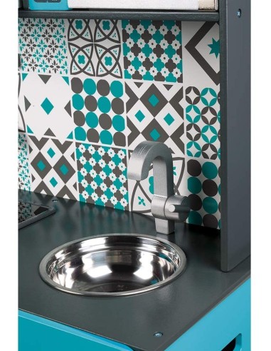 Maxi Kitchen in Lagoon wood JAN06555 Futurart | Futurartshop.com