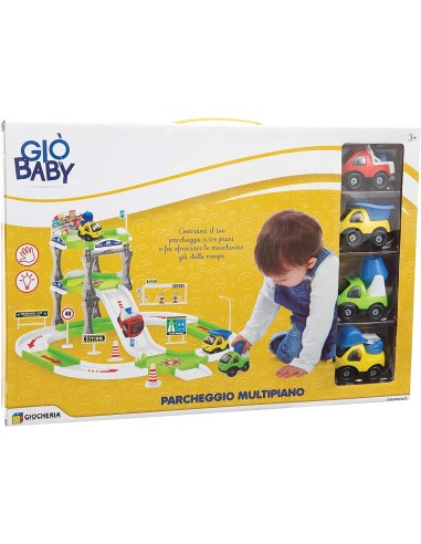 Giò Baby Parcheggio multipiano con 4 veicoli GIOGGI90368 Giochi Preziosi | Futurartshop.com