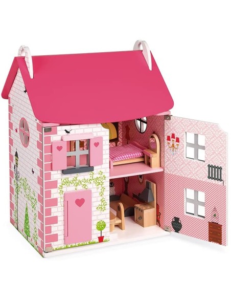 Casa delle bambole in legno mademoiselle JAN06581 Futurart | Futurartshop.com
