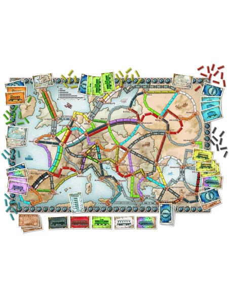 Game Ticket To Ride Europe ASM71732 Futurart | Futurartshop.com