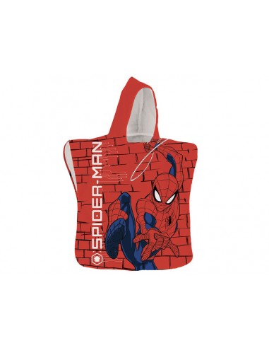 Spider-Man-toalla poncho roja CORM01971 MC Coriex- Futurartshop.com
