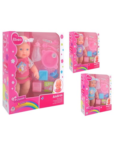 Bambolotto Baby Andrea con funzione bolle GLO37381 Globo | Futurartshop.com