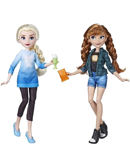 Disney Princess Frozen Comfy Squad dolls Anna and Elsa TOYE7417 Hasbro | Futurartshop.com