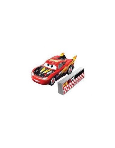 Disney and Pixar Cars XRS Rocket Racing Lightning McQueen with Spinning  Flames 