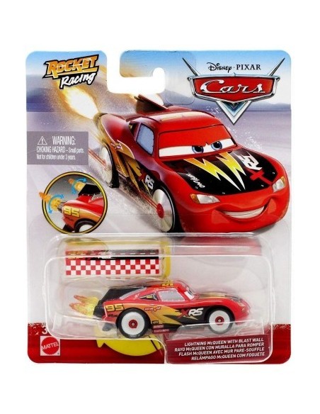 Cars XRS Roket Racing Veicolo Lightning McQueen con Blast wall GBLGKB87/GKB88 Mattel | Futurartshop.com