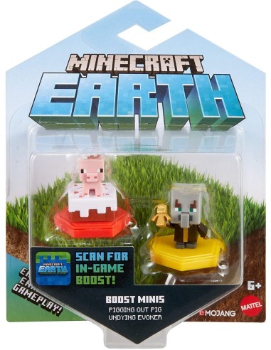 Minecraft Earth - Maialino ingordo vs Evocatore immortale GBLGKT41/GMD16 Mattel | Futurartshop.com