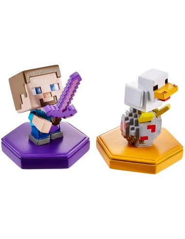Minecraft Earth - Steve All'attacco vs Gallina Ponedora GBLGKT41/GKT42 Mattel | Futurartshop.com