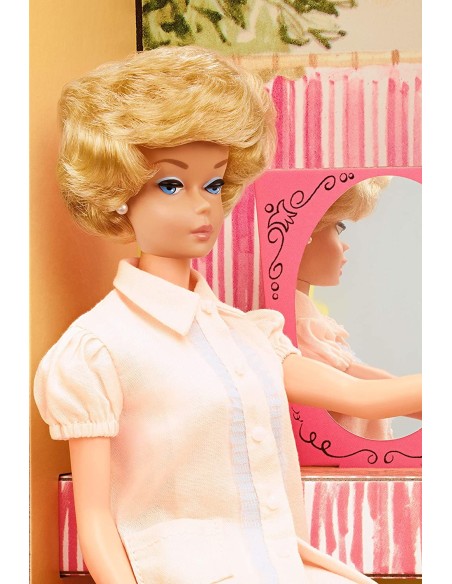 Barbie Dream House vintage reproduction of 1962 with Doll TOYGNC38 Mattel | Futurartshop.com