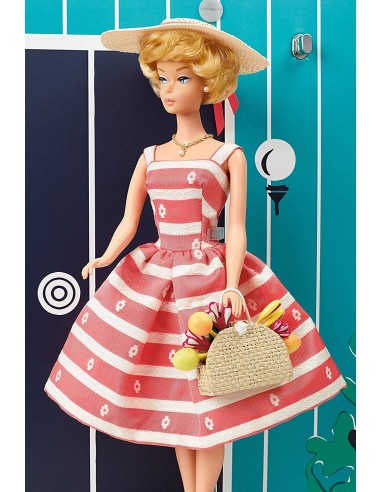 Barbie Dream House vintage reproduction of 1962 with Doll TOYGNC38 Mattel | Futurartshop.com