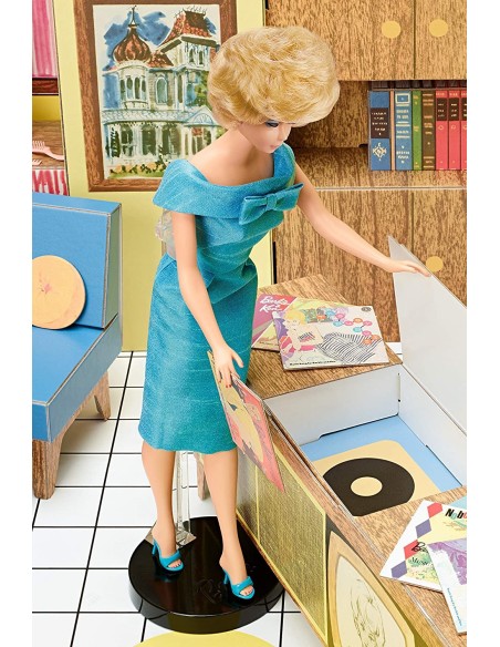 Barbie Dream House vintage reproduction of 1962 with Doll TOYGNC38 Mattel | Futurartshop.com