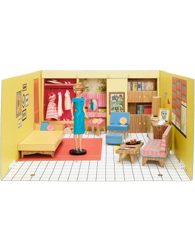 Barbie Casa dei Sogni Vintage Riproduzione del 1962 con Bambola TOYGNC38 Mattel | Futurartshop.com
