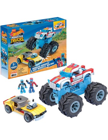 Hot Wheels Mega Construx Rodger Dodger e Hot Wheels Racing TOYGYG22 Mattel | Futurartshop.com