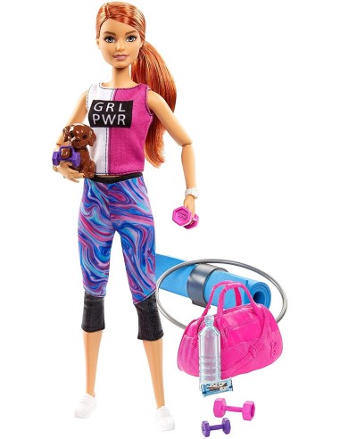 Barbie Wellness gymnast doll with accessories TOYGKH73/GJG57 Mattel | Futurartshop.com
