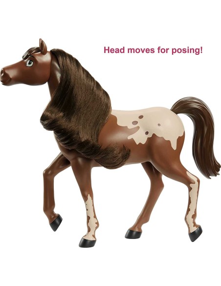 Spirit Untamed-Brown and white horse TOYGXD96/GXF00 Mattel | Futurartshop.com
