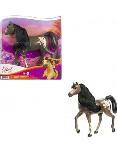 Spirit Untamed-cheval brun foncé TOYGXD96/GXD99 Mattel- Futurartshop.com