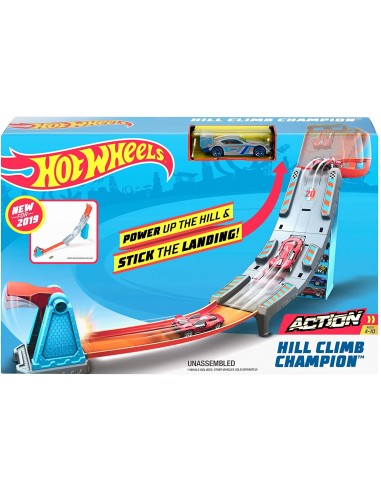 Hot Wheels Action Track Hill Challenge TOYGBF81/GBF83 Mattel- Futurartshop.com
