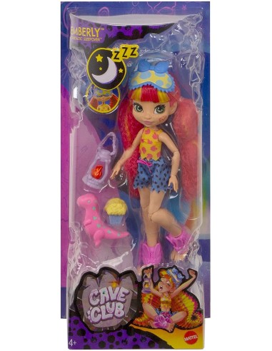 Cave Club-Emberly Cavetastic Sleepover Doll TOYGTH00/GTH01 Mattel | Futurartshop.com