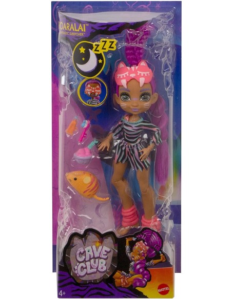 Cave Club doll Roaralai Cavetastic sleepover TOYGTH00/GTH02 Mattel | Futurartshop.com
