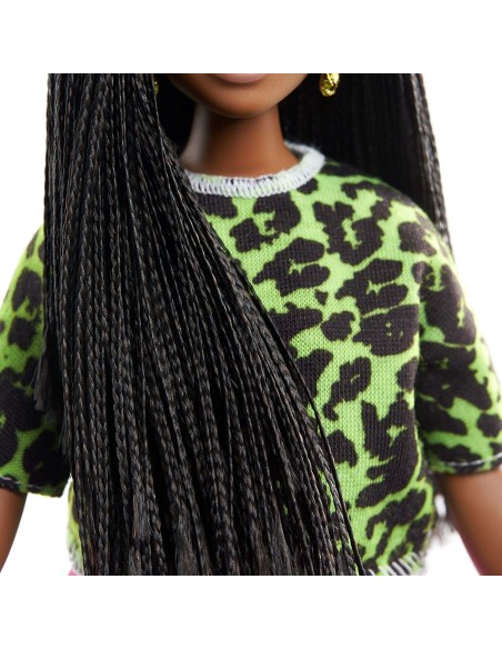 Barbie Fashionistas with leopard green jersey 144 TOYFBR37/GHW58 Mattel | Futurartshop.com