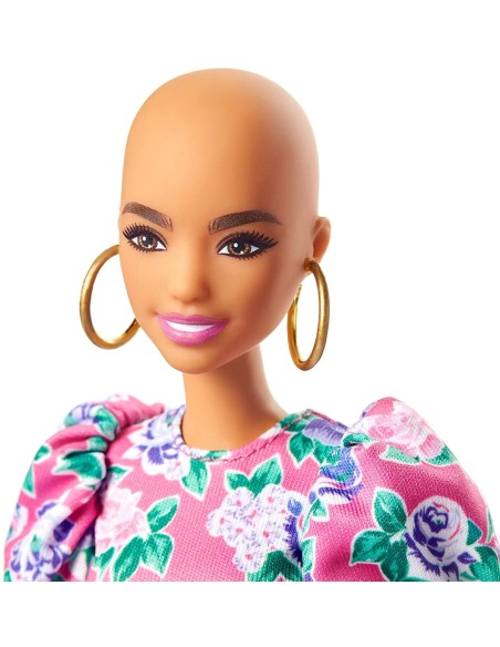Barbie Fashionistas dress pink print flowers 150 TOYFBR37/GHW64 Mattel | Futurartshop.com