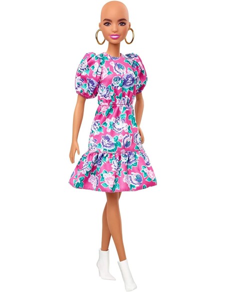 Barbie Fashionistas Abito rosa stampa fiori 150 TOYFBR37/GHW64 Mattel | Futurartshop.com