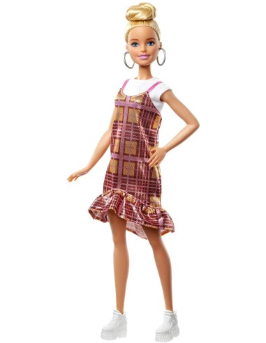 Barbie Fashionistas Abito asimmetrico rosa 142 TOYFBR37/GHW56 Mattel | Futurartshop.com