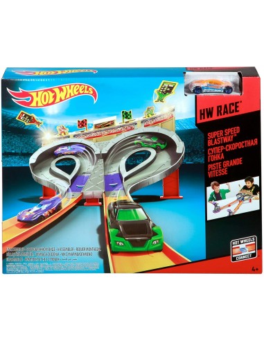 Hot Wheels Track Super Speed Blastway TOYCDL49 Mattel- Futurartshop.com