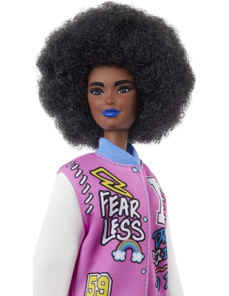 Barbie Fashionistas Letterman jacket 156 TOYFBR37/GRB48 Mattel | Futurartshop.com