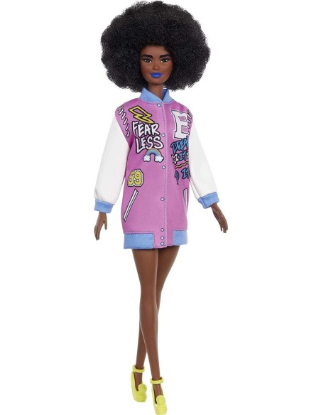 Barbie Fashionistas Letterman jacket 156 TOYFBR37/GRB48 Mattel | Futurartshop.com
