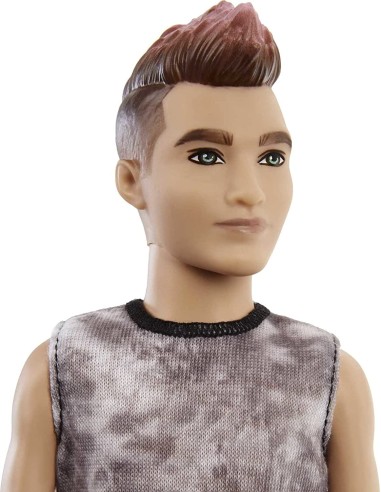 Barbie Fashionistas ken with grey tank top 176 TOYDWK44/GVY29 Mattel | Futurartshop.com
