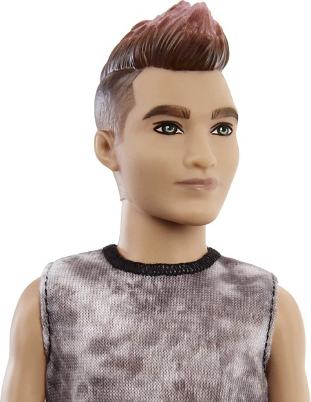 Barbie Fashionistas ken con canotta grigia 176 TOYDWK44/GVY29 Mattel | Futurartshop.com