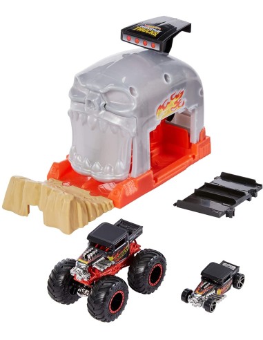 Hot Wheels Set Monster Truck Start Rampe 2 in 1 Bone Shaker MATGKY01/GKY02 Mattel | Futurartshop.com