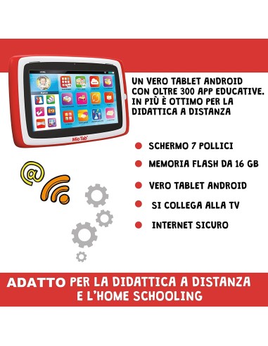 Hi-tech Mio Tab 7 evolution LIS89031 Lisciani | Futurartshop.com