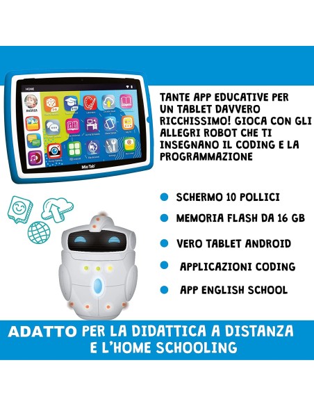 Hi-Tech Mio Tab 10 Stem Coding LIS89055 Lisciani | Futurartshop.com